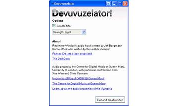 Devuvuzelator for Windows - Download it from Habererciyes for free